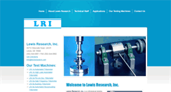 Desktop Screenshot of lewisresearch.com